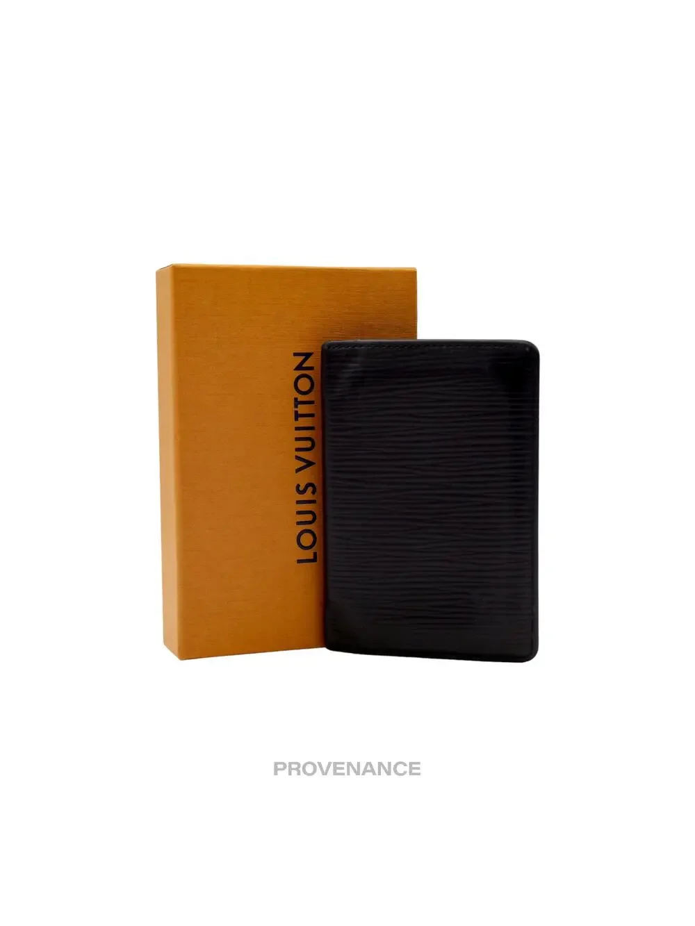 🔴 Louis Vuitton Pocket Organizer Wallet - Black Epi Leather